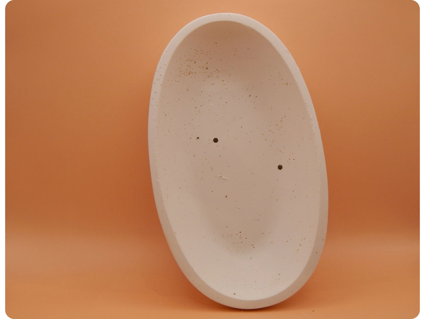 Plateau en plâtre élégant pour sable de bougie décoratif