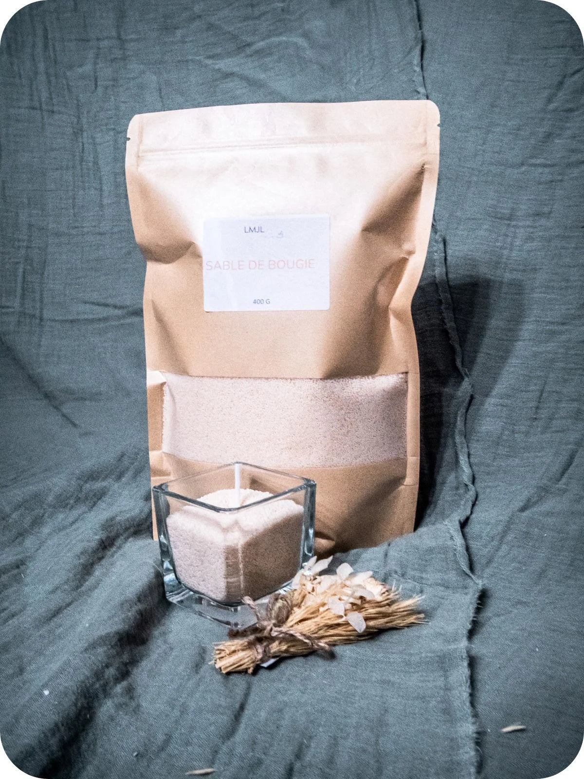 Sable de bougie beige