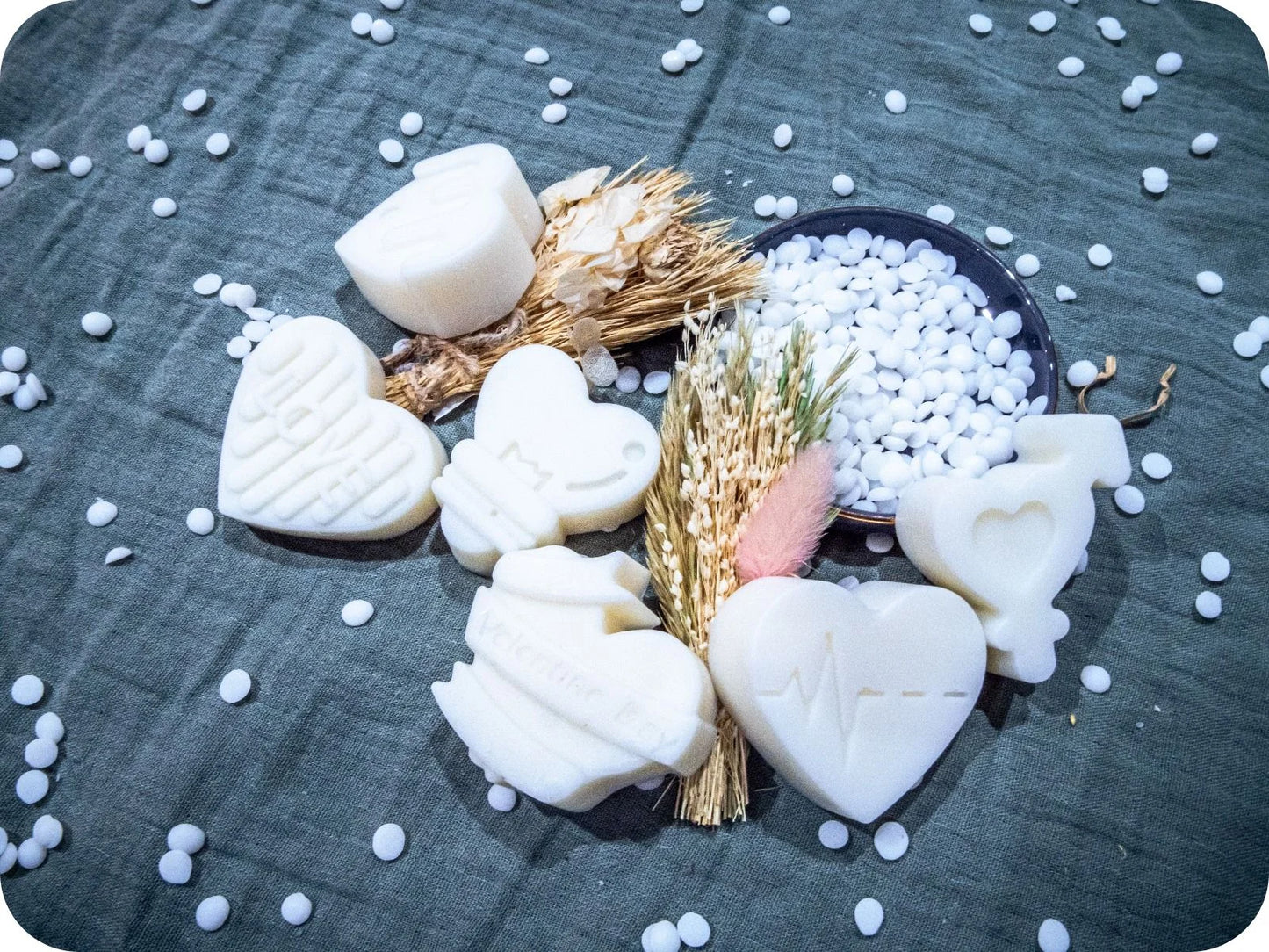 Lot fondant Cœur 2 